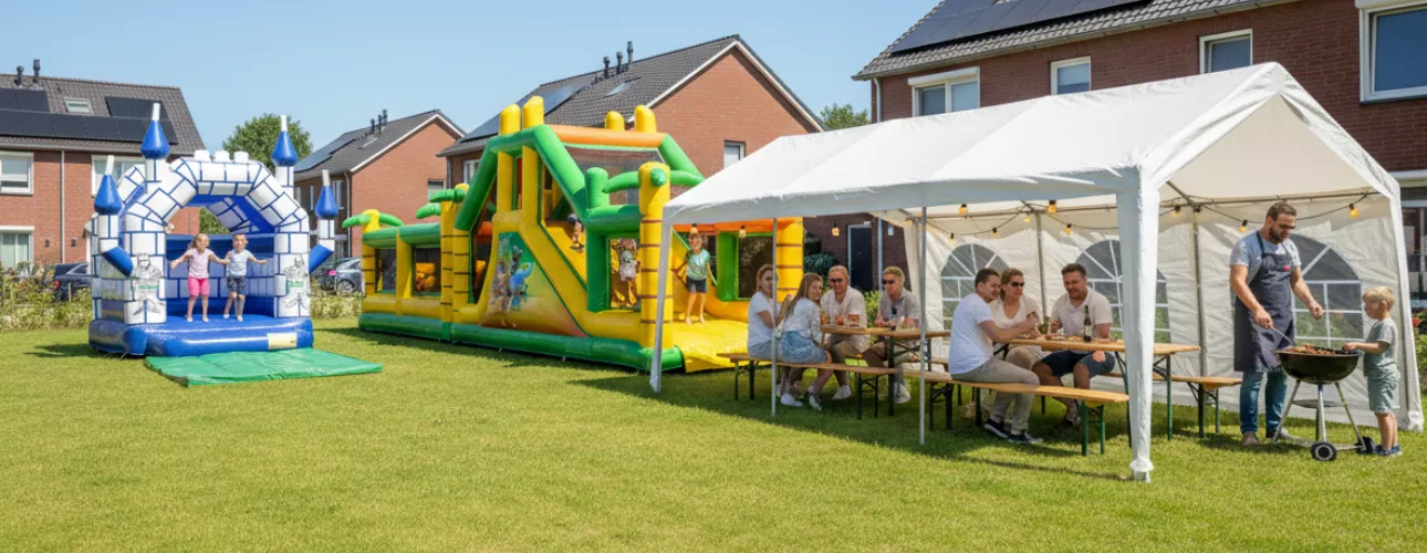 Buurtfeest organiseren met Springkussenverhuur Venlo