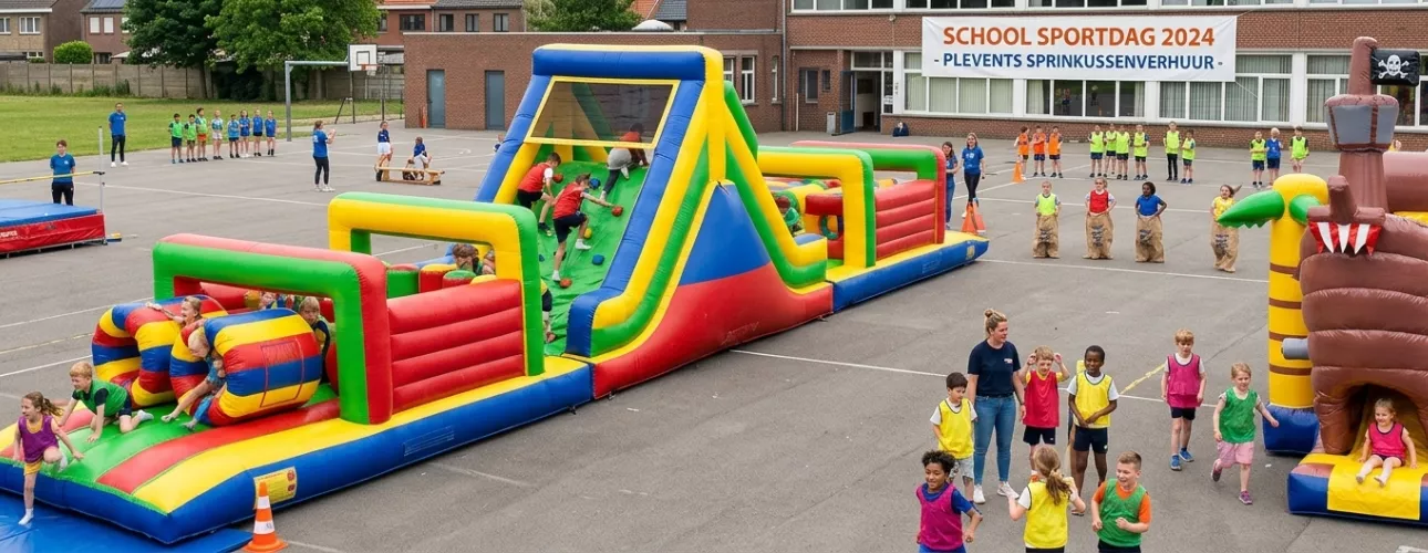 Sportdag organiseren met Springkussenverhuur Venlo