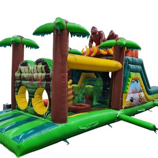 Stormbaan Jungle met glijbaan 10m