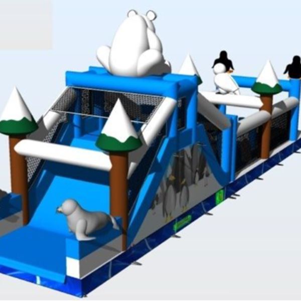 Stormbaan Winter Run 17x4m