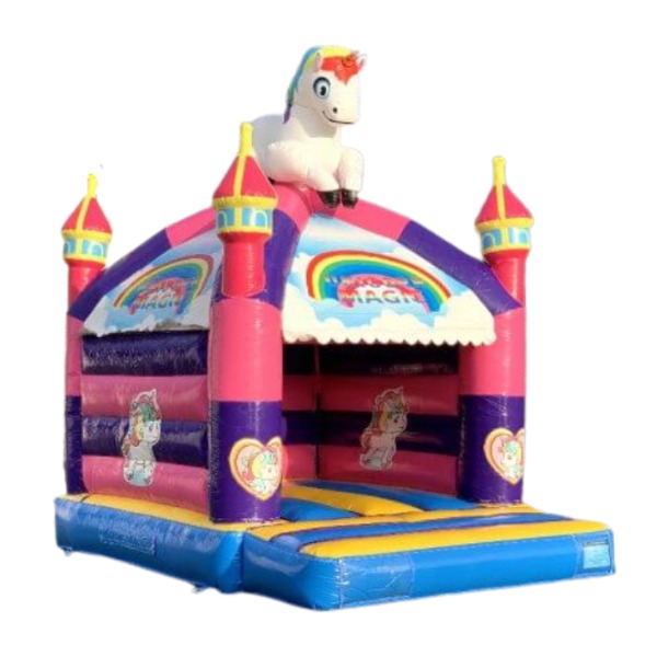 Springkussen Funny Unicorn 4x3m